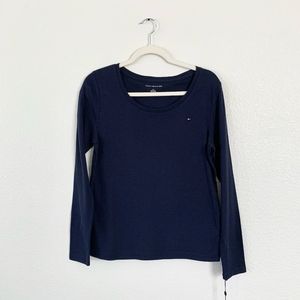Tommy Hilfiger Blue Long Sleeve Top